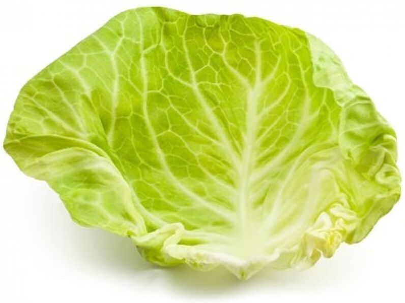 Una foglia di cavolo applicata sul collo aiuterà ad alleviare il dolore dovuto all'osteocodrosi.